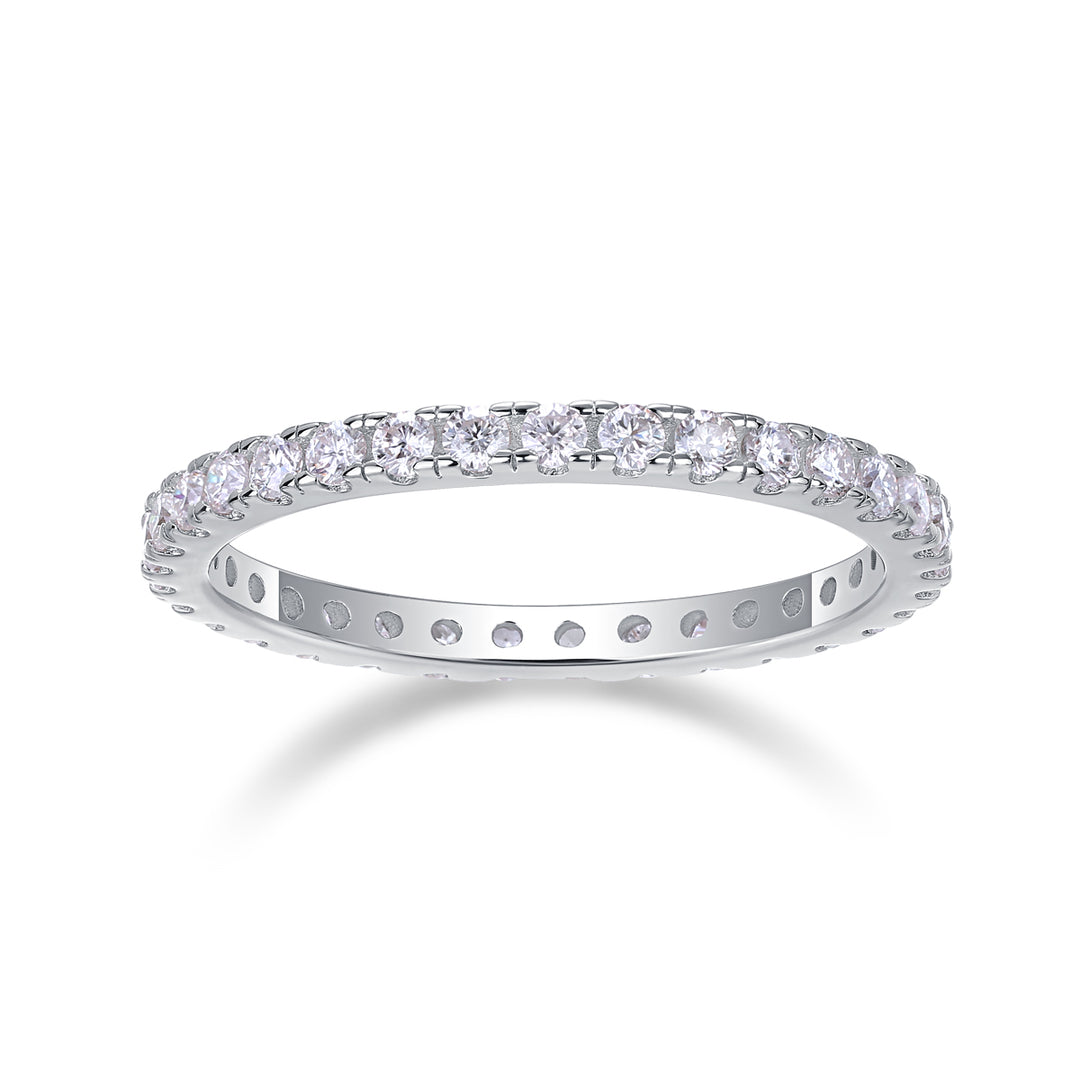 Rivière Éternelle Moissanite Ring