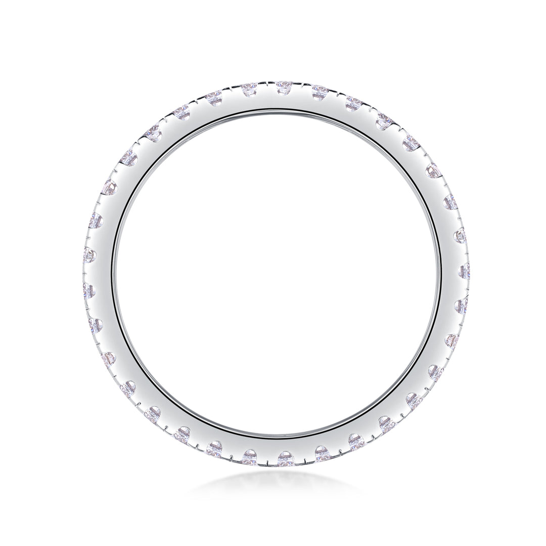 Rivière Éternelle Moissanite Ring