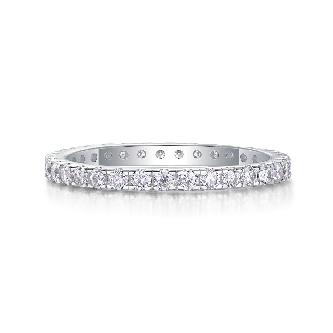 Rivière Éternelle Moissanite Ring