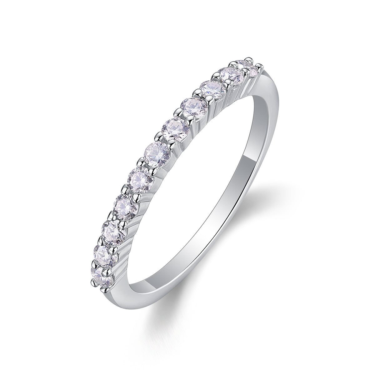 Élégance Infinie Moissanite Band