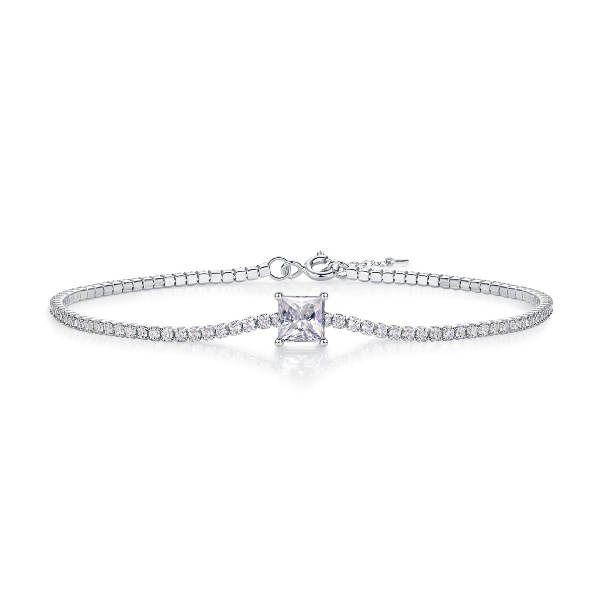 Stellaire Cube Moissanite Bracelet