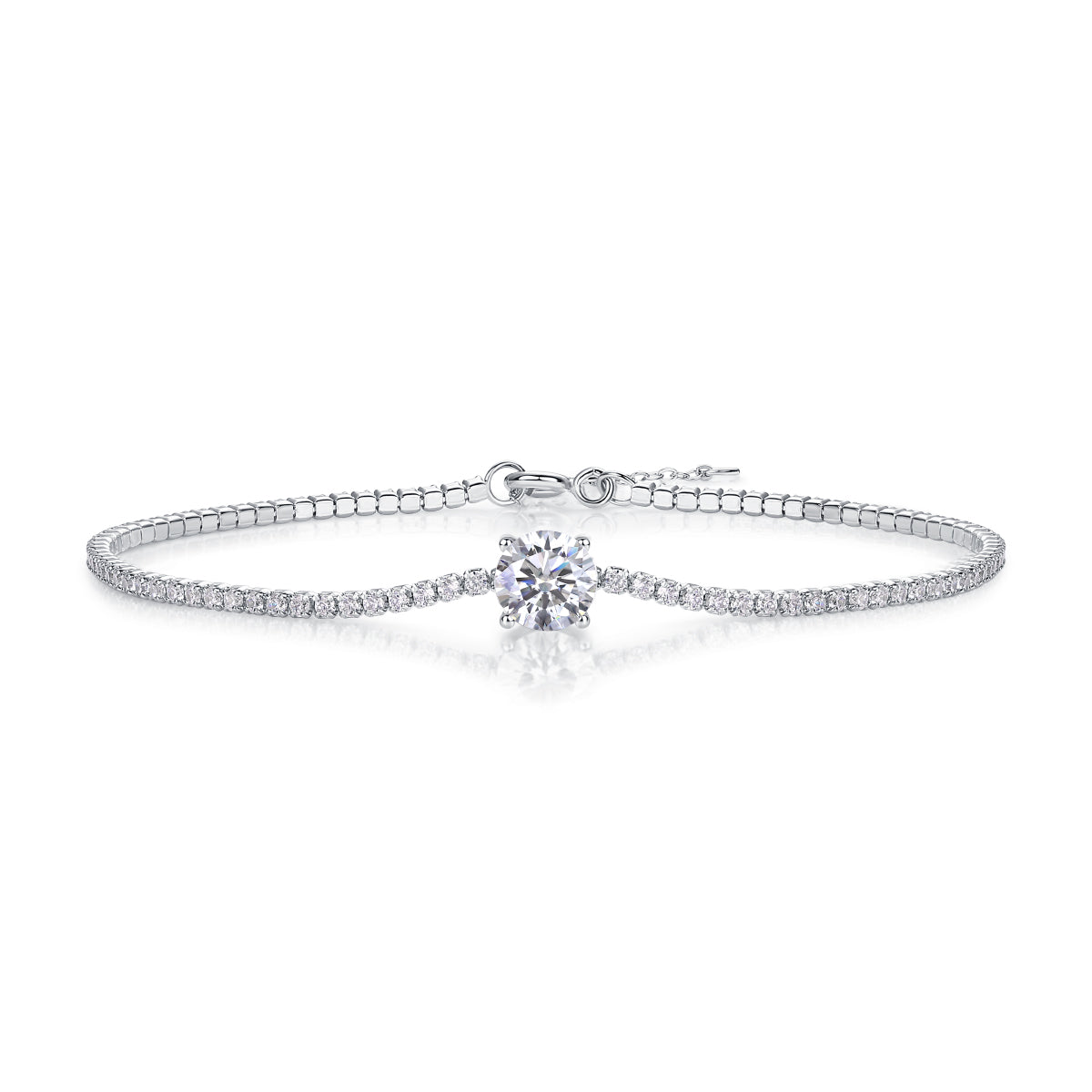 Solitaire Stellaire Moissanite Bracelet