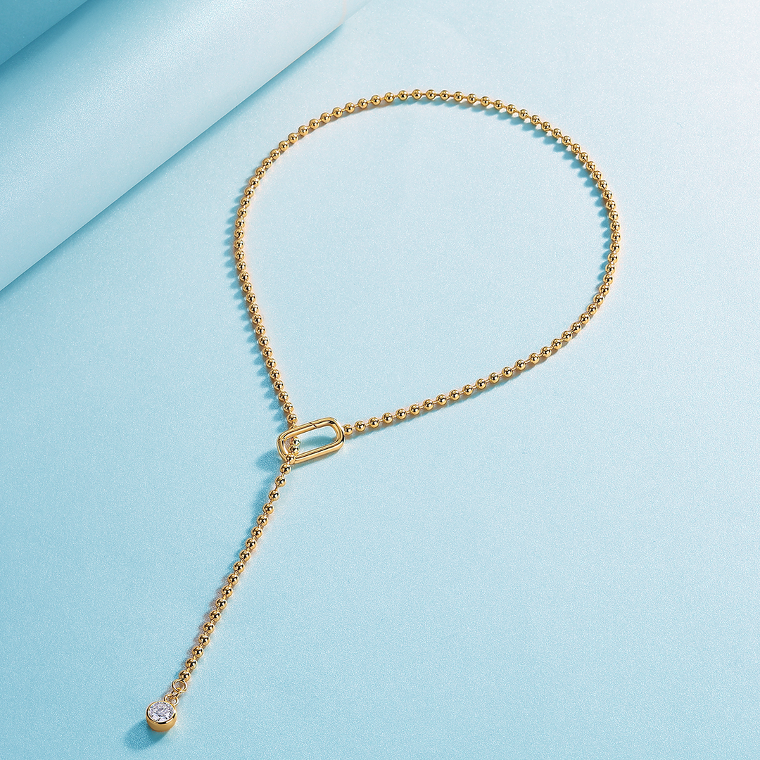 L'Atelier Icon Moissanite Lariat