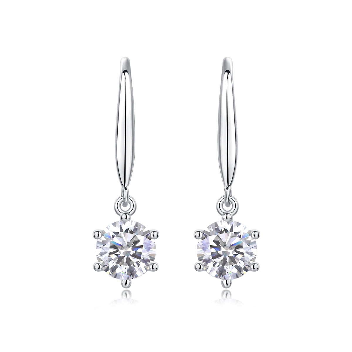 Pendule Éclat Moissanite Earrings