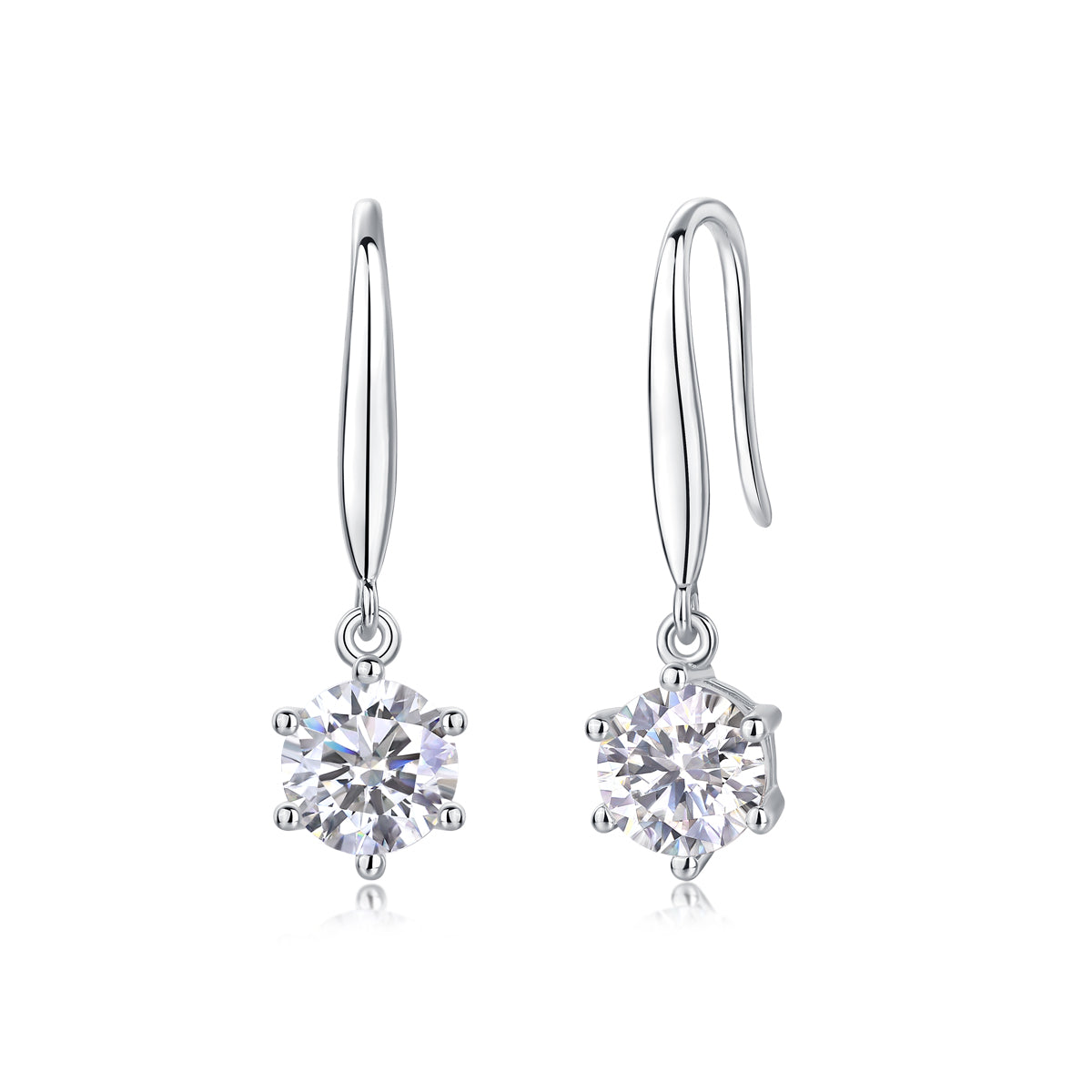 Pendule Éclat Moissanite Earrings