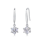 Load image into Gallery viewer, Pendule Éclat Moissanite Earrings
