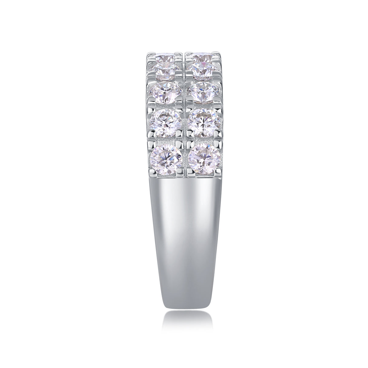 Pavé Royale Moissanite Band