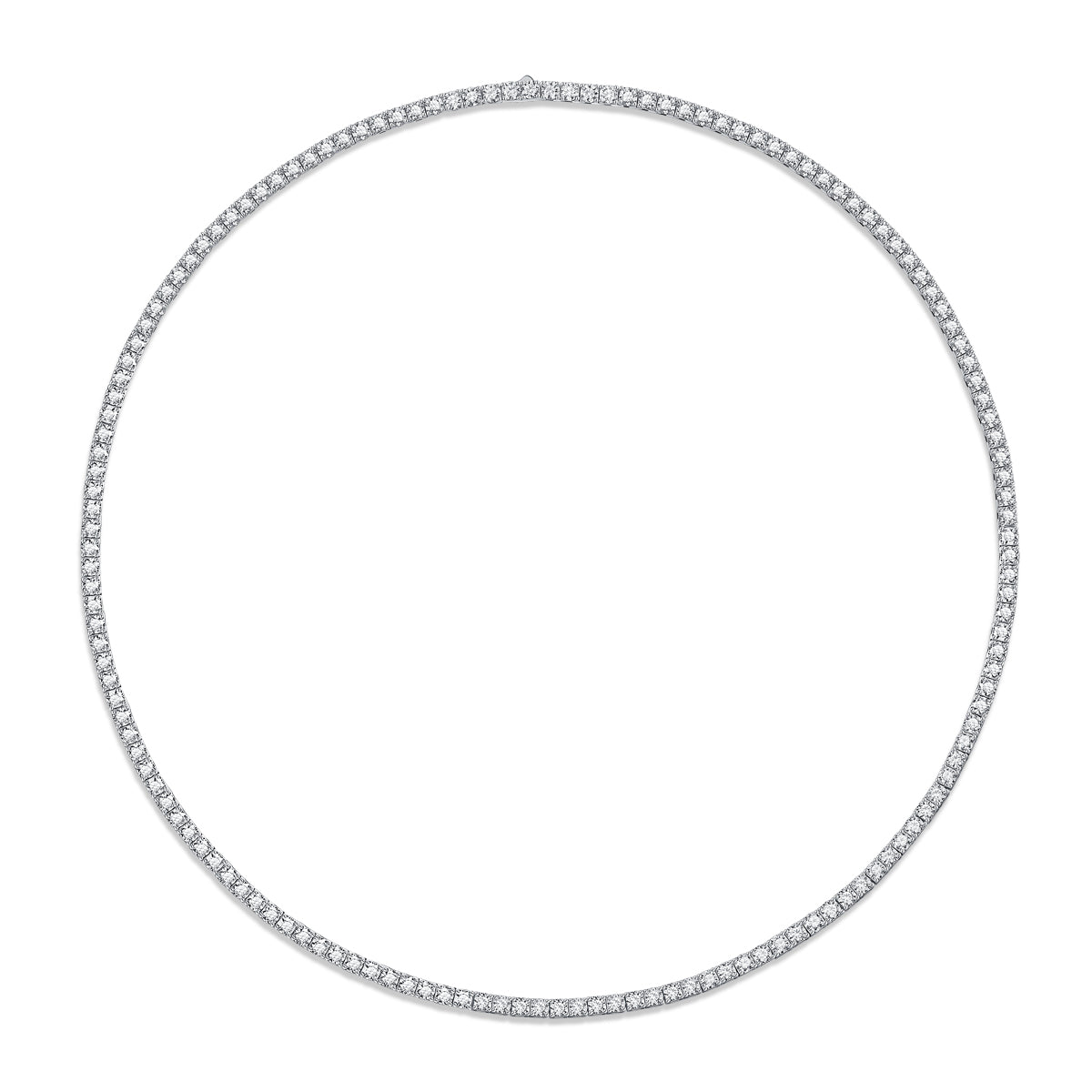 Lumière Éternelle Moissanite Tennis Necklace