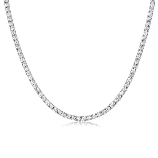 Lumière Éternelle Moissanite Tennis Necklace