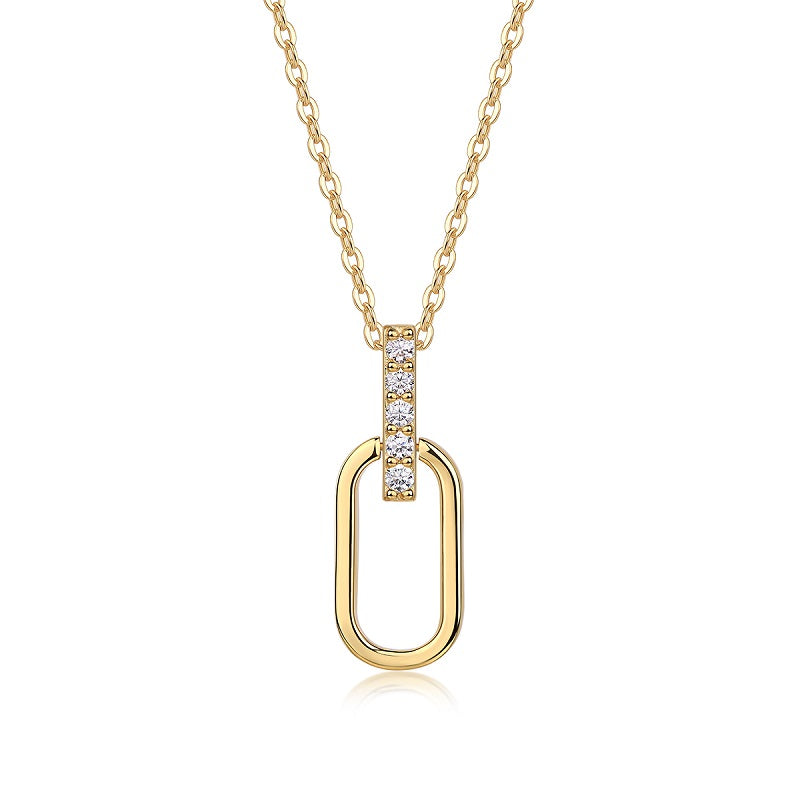 Aurum Link Pendant Necklace