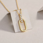 Load image into Gallery viewer, Aurum Link Pendant Necklace
