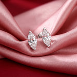 Load image into Gallery viewer, Marquise Solitaire Stud – Clear