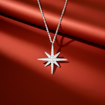 Load image into Gallery viewer, North Star Étoile Moissanite Necklace
