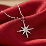 Load image into Gallery viewer, North Star Étoile Moissanite Necklace