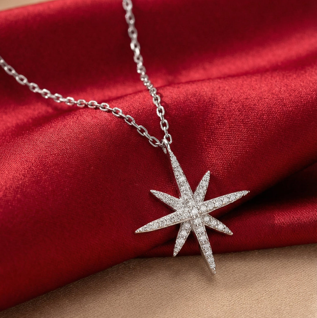 North Star Étoile Moissanite Necklace