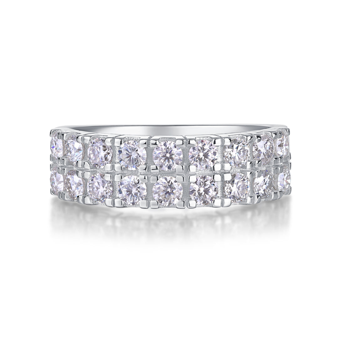 Pavé Royale Moissanite Band