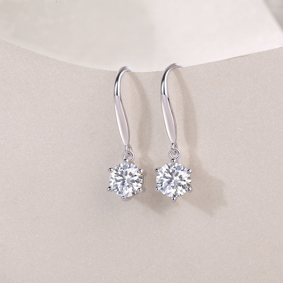Pendule Éclat Moissanite Earrings