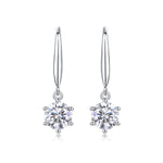 Load image into Gallery viewer, Pendule Éclat Moissanite Earrings
