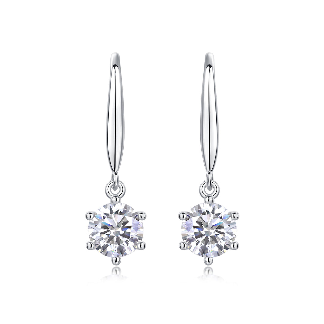 Pendule Éclat Moissanite Earrings