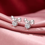 Load image into Gallery viewer, The Bow Solitaire Stud