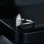 Load image into Gallery viewer, floating-marquise-moissanite-ring-2
