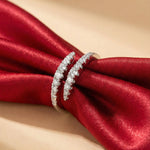 Load image into Gallery viewer, Pavé Wrap Moissanite Ring