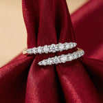 Load image into Gallery viewer, Pavé Wrap Moissanite Ring