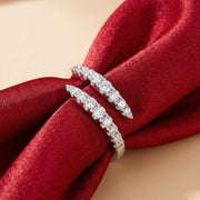 Pavé Wrap Moissanite Ring