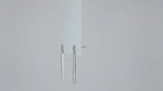 Load and play video in Gallery viewer, Ligne Pavé Moissanite Earrings
