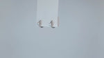 Load and play video in Gallery viewer, Éclat Solitaire Moissanite Huggie Earrings
