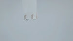 Load and play video in Gallery viewer, Cercle Pavé Moissanite Huggie Earrings
