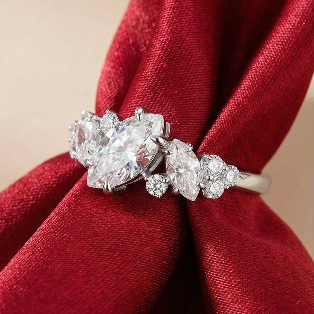 The L'Atelier Heirloom Moissanite Ring